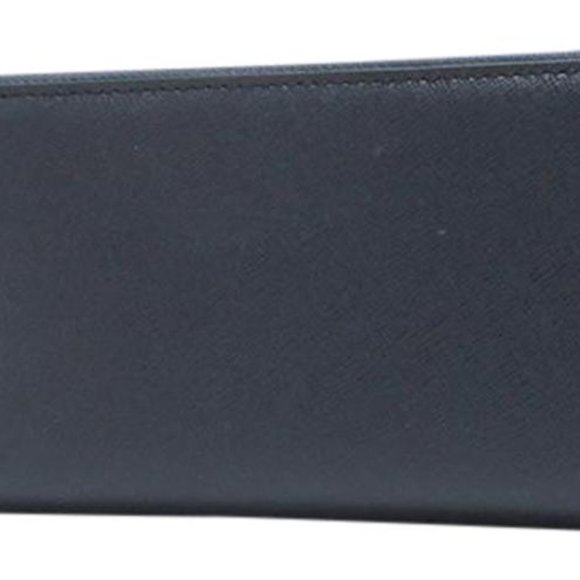 Michael Kors Jet Set Tech Zip Around wallet Navy leather